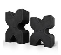 Atflbox 2 Apoyos de Rifle de Diferentes tamaños, Apoyos de Rifle Portátiles de Espuma con Velcro, Banco de Tiro Antideslizante para Estabilización de Disparo y Puntería