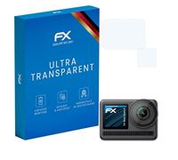 atFoliX Lámina Protectora de Pantalla apto para Akaso Brave 8, Película Protectora ultra transparente FX Protector Película (Set de 3)