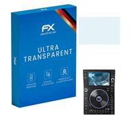 atFoliX Lámina Protectora de Pantalla compatible con Denon DJ SC6000 Película Protectora, ultra transparente FX Protector Película (3X)
