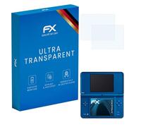 atFoliX Lámina Protectora de Pantalla compatible con Nintendo DSi XL Película Protectora, ultra transparente FX Protector Película (Set de 3)