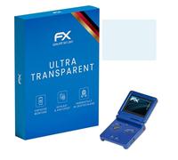 atFoliX Lámina Protectora de Pantalla compatible con Nintendo Game Boy Advance Special Película Protectora, ultra transparente FX Protector Película (3X)