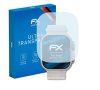 atFoliX Lámina Protectora de Pantalla compatible con Vwar Hello Watch 3 Plus Película Protectora, ultra transparente FX Protector Película (3X)
