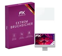 atFoliX Lámina Protectora de plástico Cristal compatible con Apple iMac 24 2021 Película Vidrio, 9H Hybrid-Glass FX Protector Pantalla Vidrio templado de plástico