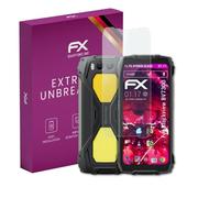 atFoliX Lámina Protectora de plástico Cristal compatible con Blackview BV7300 Película Vidrio, 9H Hybrid-Glass FX Protector Pantalla Vidrio templado de plástico