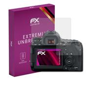 atFoliX Lámina Protectora de plástico Cristal compatible con Canon EOS 6D Mark II Película Vidrio, 9H Hybrid-Glass FX Protector Pantalla Vidrio templado de plástico (Set de 1)