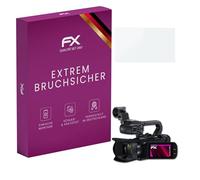 atFoliX Lámina Protectora de plástico Cristal compatible con Canon XA60 Película Vidrio, 9H Hybrid-Glass FX Protector Pantalla Vidrio templado de plástico