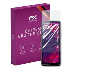 atFoliX Lámina Protectora de plástico Cristal compatible con Crosscall Stellar-X5 Película Vidrio, 9H Hybrid-Glass FX Protector Pantalla Vidrio templado de plástico
