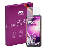 atFoliX Lámina Protectora de plástico Cristal compatible con Cubot King Kong ES Película Vidrio, 9H Hybrid-Glass FX Protector Pantalla Vidrio templado de plástico