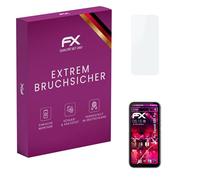 atFoliX Lámina Protectora de plástico Cristal compatible con Gigaset GX6 Pro Película Vidrio, 9H Hybrid-Glass FX Protector Pantalla Vidrio templado de plástico