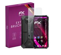 atFoliX Lámina Protectora de plástico Cristal compatible con Hammer H Iron V e Película Vidrio, 9H Hybrid-Glass FX Protector Pantalla Vidrio templado de plástico