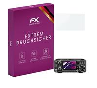 atFoliX Lámina Protectora de plástico Cristal compatible con Icom IC-7300 Película Vidrio, 9H Hybrid-Glass FX Protector Pantalla Vidrio templado de plástico