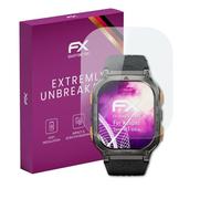 atFoliX Lámina Protectora de plástico Cristal compatible con Kospet Tank M3 Ultra Película Vidrio, 9H Hybrid-Glass FX Protector Pantalla Vidrio templado de plástico