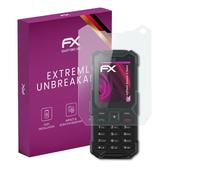 atFoliX Lámina Protectora de plástico Cristal compatible con myPhone Hammer 5 Smart Película Vidrio, 9H Hybrid-Glass FX Protector Pantalla Vidrio templado de plástico