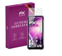atFoliX Lámina Protectora de plástico Cristal compatible con myPhone Hammer Blade 4 Película Vidrio, 9H Hybrid-Glass FX Protector Pantalla Vidrio templado de plástico