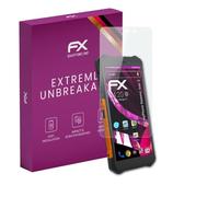 atFoliX Lámina Protectora de plástico Cristal compatible con myPhone Hammer Iron 3 Película Vidrio, 9H Hybrid-Glass FX Protector Pantalla Vidrio templado de plástico