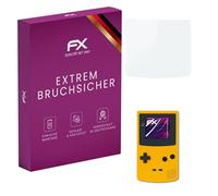 atFoliX Lámina Protectora de plástico Cristal compatible con Nintendo Game Boy Color Película Vidrio, 9H Hybrid-Glass FX Protector Pantalla Vidrio templado de plástico
