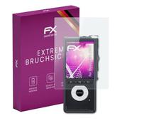 atFoliX Lámina Protectora de plástico Cristal compatible con Olympus DS-2600 Película Vidrio, 9H Hybrid-Glass FX Protector Pantalla Vidrio templado de plástico