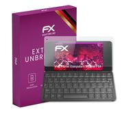 atFoliX Lámina Protectora de plástico Cristal compatible con Planet Computers Gemini PDA Película Vidrio, 9H Hybrid-Glass FX Protector Pantalla Vidrio templado de plástico