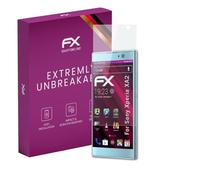atFoliX Lámina Protectora de plástico Cristal compatible con Sony Xperia XA2 Película Vidrio, 9H Hybrid-Glass FX Protector Pantalla Vidrio templado de plástico