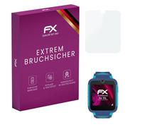 atFoliX Lámina Protectora de plástico Cristal compatible con TCL Movetime Family Watch MT42X Película Vidrio, 9H Hybrid-Glass FX Protector Pantalla Vidrio templado de plástico