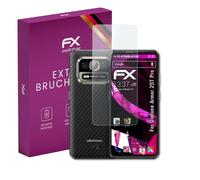 atFoliX Lámina Protectora de plástico Cristal compatible con Ulefone Armor 25T Pro Película Vidrio, 9H Hybrid-Glass FX Protector Pantalla Vidrio templado de plástico