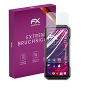 atFoliX Lámina Protectora de plástico Cristal compatible con Ulefone Armor 27 Pro Película Vidrio, 9H Hybrid-Glass FX Protector Pantalla Vidrio templado de plástico