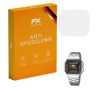 atFoliX Película Protectora compatible con Casio A168WA-1YES Lámina Protectora de Pantalla, antirreflejos y amortiguadores FX Protector Película (3X)