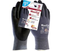 ATG 44-3745 - Guantes MaxiCut Ultra anticorte nivel 5C, color azul / negro, talla 9, 1 par