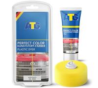 ATG® Abrillantador blanco para plásticos de coche - Renovador suave para interior y exterior de autos, motos y camiones - Devuelve el color y el brillo original