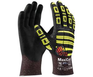 ATG Guantes de trabajo «it» MaxiFlex CutAD Apt SchnitGuantes de punto de protección. (52 6745fi) 2475 6 pares 10