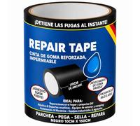 ATG® Kit reparación piscina bajo el agua - cinta adhesiva impermeable negra 10×150 cm, cinta selladora para PVC, liner piscina, agujeros, fugas y grietas sin vaciar