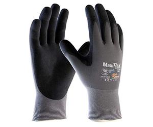 ATG MaxiFlex Ultimate 34-874 - Guantes de montaje (talla 6), color gris y negro
