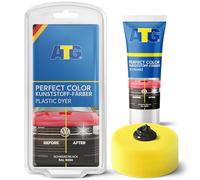 ATG® Renovador Negro para Superficies plásticas - Tratamiento Premium para Coche, Moto y camión - Acondicionador Suave para Interior y Exterior - Devuelve el Brillo Original