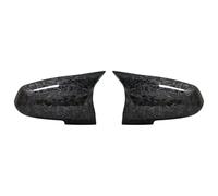 ATGCBCAUF Espejos Retrovisores Cubiertas Cubierta del Espejo retrovisor para B&MW Serie 1 2 3 4 F20 F30 F31 F32 F34 F36 E84 2014-2018 Par de Tapas de Aletas de Espejo Lateral(Forged Carbon Look)