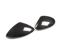 ATGCBCAUF Espejos Retrovisores Cubiertas para Alfa Romeo para Stelvio 2017 2018 2019 2020 2021 2022 1 Par De Cubiertas De Espejo Retrovisor, Negro Brillante/Fibra De Carbono(Carbon Fiber Look)