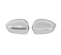 ATGCBCAUF Espejos Retrovisores Cubiertas para F&iat 500 2007 2008 2009 2010 2011-2023 Accesorios para Tapa De Espejo Retrovisor 735452185 735452186(Chrome Pair)