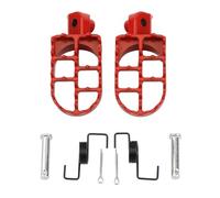 ATGCBCAUF Estriberas para Yamaha PW50 80 TW200 XR50R CRF50 CRF70 CRF80 CRF100F (Red)