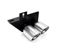 ATGCBCAUF Extremos Tubo Escape Coche para B&MW F10 F11 520 530 525 528 Punta De Escape Decorativa Parachoques Tubo De Escape De Acero Inoxidable Punta De Silenciador Doble Cola Cola Tubo Escape