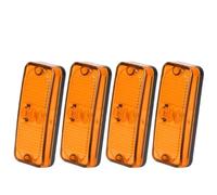 ATGCBCAUF Frecce Parafango Para Remolque Para Camión Caravana 2/4 Uds Lámpara Marcador Separación Lateral Luces Advertencia LED Lámpara Posición Lateral Rojo Amarillo 12V- 24V (4pcs Yellow)