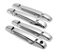 ATGCBCAUF Funda Manija Para Puerta Coche Para Chevy Para Silverado Para Suburban Para Tahoe Molduras cromadas de ABS para las manijas exteriores de las puertas