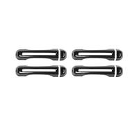 ATGCBCAUF Funda Manija Para Puerta Coche Para Jeep Wrangler JL Para JT Gladiator 2018 En Adelante ABS Embellecedor De Manija De Puerta De Automóvil Cubierta Adhesivos Carcasa(Carbon fiber black A)