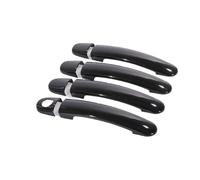 ATGCBCAUF Funda Manija Para Puerta Coche Para SEAT Para Ibiza 6J Mk4 6L Mk3 FR Para Cupra 2004-2016 - Cubiertas Adhesivas Para Manijas De Puerta En Cromo Negro Brillante(Model 1)