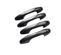 ATGCBCAUF Funda Manija Para Puerta Coche Para Toyota Para Hilux Para Revo Para Rocco AN110 AN120 AN130 2016-2023 Pegatinas De Fibra De Carbono Para Manijas De Puertas De Coche(4Handle 1 Keyhole)