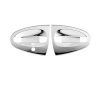 ATGCBCAUF Funda Manija Para Puerta Coche Protector Antiarañazos Para Manija De Puerta De Coche Acero Inoxidable 304 Acabado Cromado Adhesivo Para Smart 451 Para Fortwo(Door Bowl Silver)