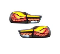ATGCBCAUF Luces Traseras LED con Diseño De Escamas De Dragón para B&MW Serie 4 F32 F36 F82 F83 M4 GTS 425i 430i 2013-2020(Smoke One Set)