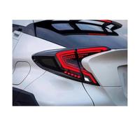 ATGCBCAUF Luces Traseras LED De Estilo De Coche para Toyota para CHR 2017 2018 Faros Antiniebla Luces Traseras DRL Luces De Freno Y Estacionamiento(Smoke)