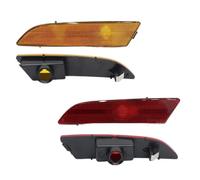 ATGCBCAUF para Chrysler para Crossfire 2004-2008 Luz Señal Giro Sin Bombilla Carcasa Luz De Posición Lateral del Parachoques Delantero/Trasero del Automóvil(2PC Front Yellow len)