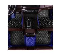 ATGCBCAUF para Dodge para Durango GT 2000-2023 Alfombrillas De Coche Personalizadas Almohadillas para Los Pies De Cuero PU Alfombrillas Impermeables Alfombrillas A Medida(Black and Blue)