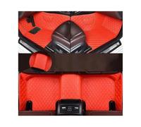 ATGCBCAUF para Jeep para Cherokee 2014-2022 Alfombrillas De Cuero PU Personalizadas Piso del Automóvil Alfombra Interior Alfombrillas Impermeables Piso Alfombrillas A Medida(Rojo,2018-2022)