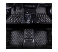 ATGCBCAUF para Jeep para Cherokee para Liberty 1984-2023 Almohadillas Pie Cuero Alfombrillas Piso Personalizadas Alfombrillas Piso Impermeables Alfombras Alfombrillas A Medida(Black Beige,2013-2018)